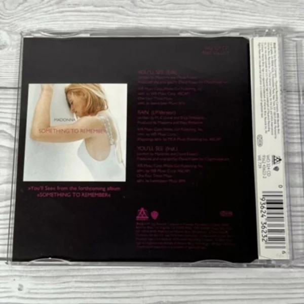 Madonna - You'll See. CD Single.... Madonna 2003 CD Top-quality