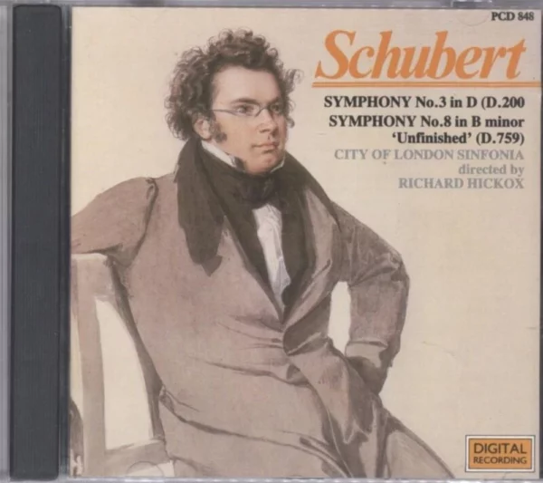 Schubert Symphonies No. 3 in D and No. 8 in B minor SCHUBERT 1986 CD Top-quality