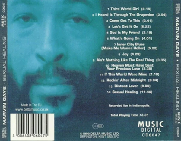 Sexual Healing Marvin Gaye 2007 CD Top-quality Free UK shipping