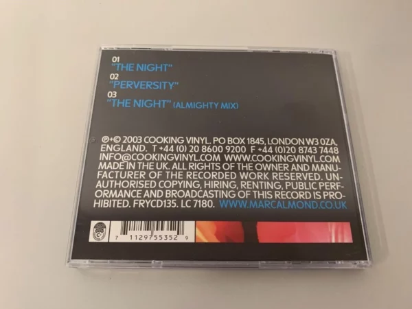 The Night Soft Cell 2003 CD Top-quality Free UK shipping