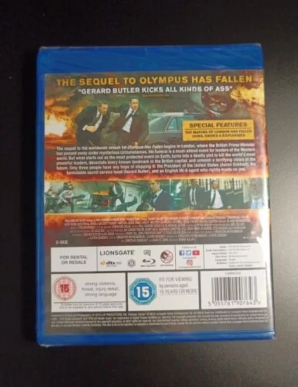 London Has Fallen 2016 Blu-ray Top-quality Free UK shipping