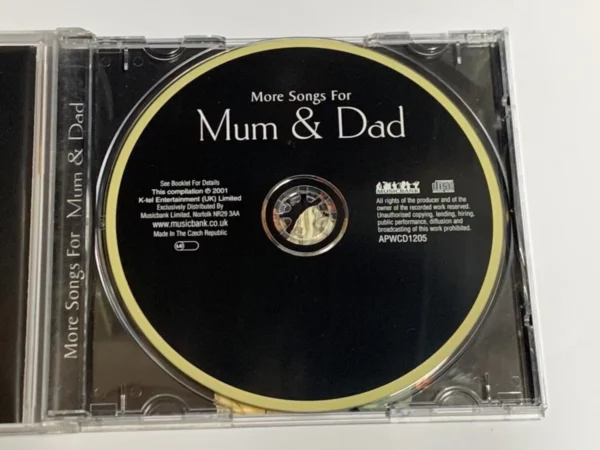 MORE SONGS MUM AND DAD various 2001 CD Top-quality Free UK shipping