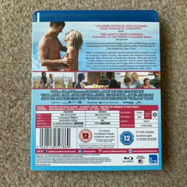 Safe Haven Josh Duhamel 2013 Blu-ray Top-quality Free UK shipping