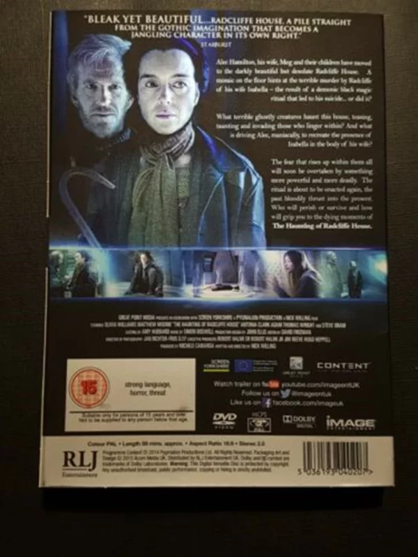 The Haunting of Radcliffe House Olivia Williams 2015 DVD Top-quality