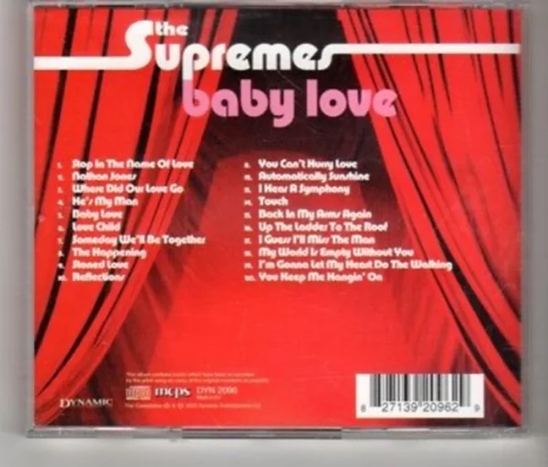 The Supremes : Baby Love The Supremes CD Top-quality Free UK shipping