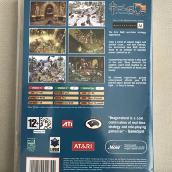 Dragonshard Dungeons Dragons Windows Vista 2008 New Top-quality