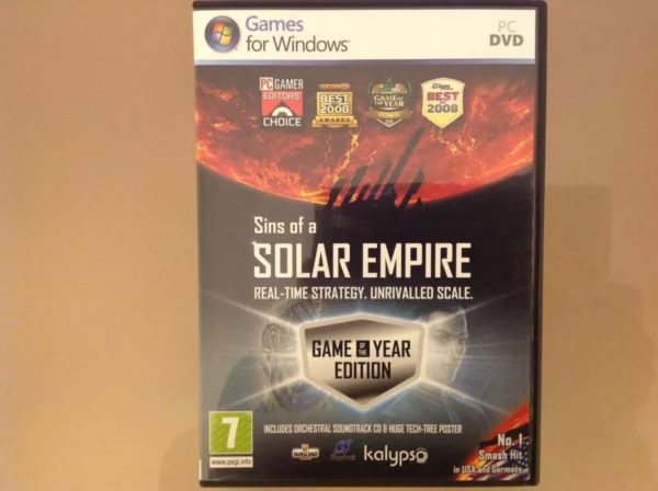 SINS OF A SOLAR EMPIRE Windows Vista/XP 2008 Top-quality Free UK shipping