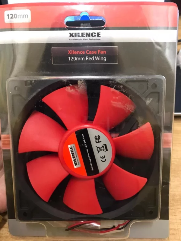 Xilence Red Wing 120mm Quiet Fan Top-quality Free UK shipping