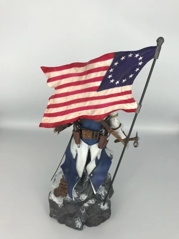 Assassin's Creed III Freedom Edition Statue Connor Kenway with Flag Top-quality