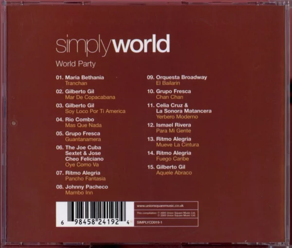 SIMPLY WORLD Various 2005 CD Top-quality Free UK shipping