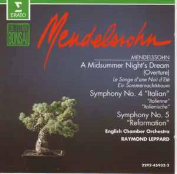 Symphonien Nos. 4 & 5 Mendelssohn 1978 CD Top-quality Free UK shipping