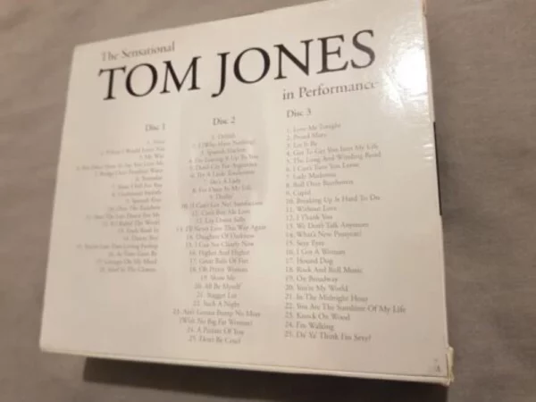 The Sensational Tom Jones In Performance Tom Jones 2003 CD Top-quality