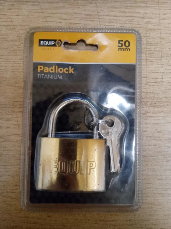 Padlock Titanium 50mm Top-quality Free UK shipping