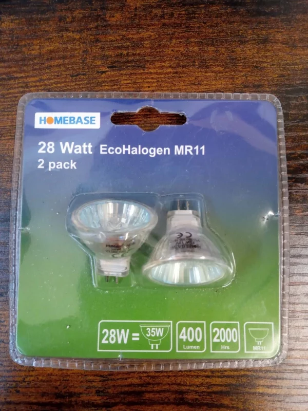 Homebase 28 Watt Eco Halogen Top-quality Free UK shipping