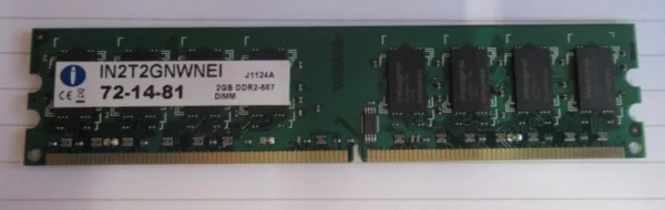 Integral IN2T2GNWNEI 72-14-81 2GB PC2-5300 DDR2-667MHz non-ECC CL5 240P Memory