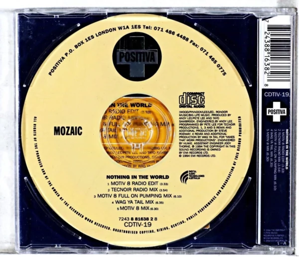 Mozaic - Nothing In The World Mozaic 1994 CD Top-quality Free UK shipping