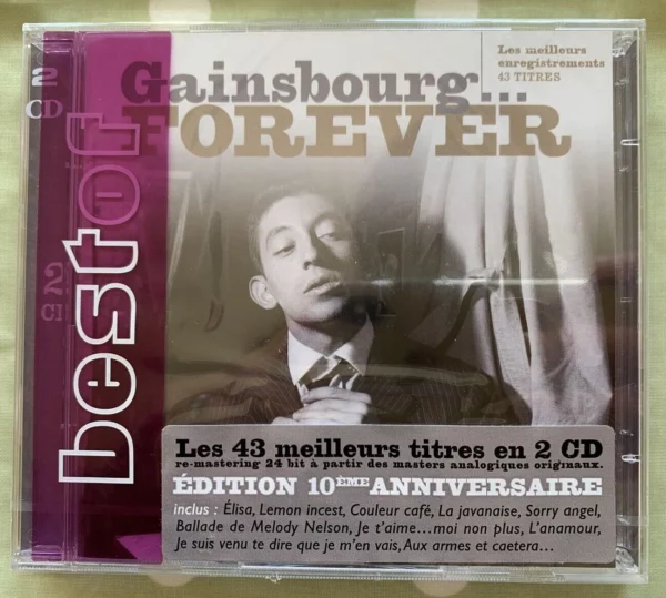 Gainsbourg Forever Serge Gainsbourg 2001 CD Top-quality Free UK shipping