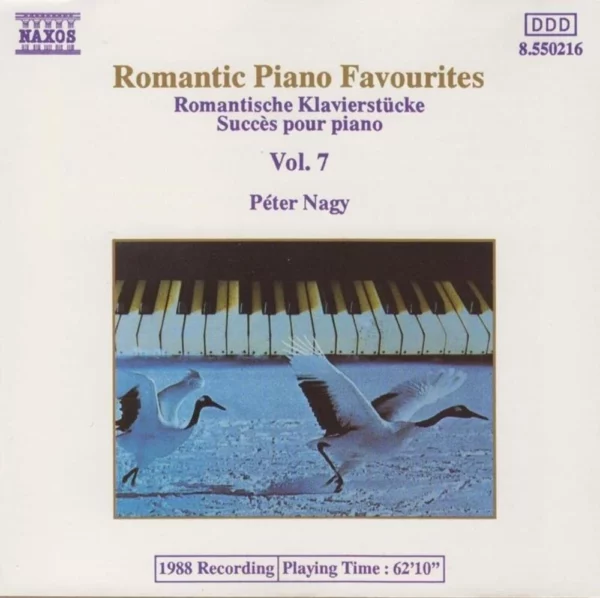 Romantic Piano Favourites, Vol. 7 Péter Nagy 1989 CD Top-quality