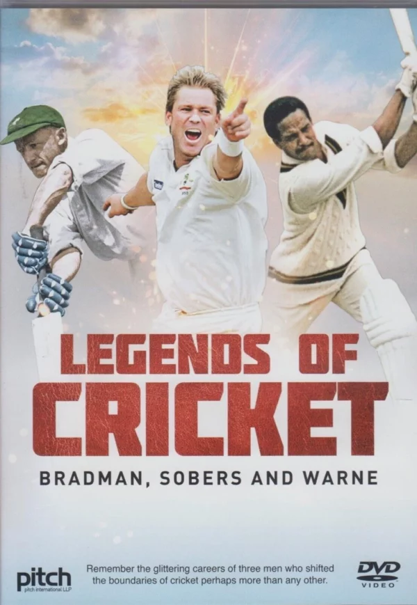 Legends of Cricket Bradman Sobers & Warne 2013 DVD Top-quality Free UK shipping