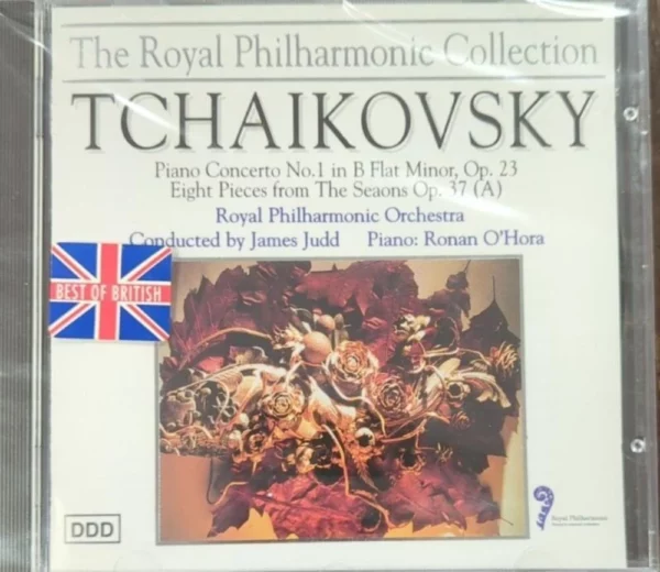 Tchaikovsky: Seasons Op37; Piano Concerto No1, Op23 various 1994 CD Top-quality