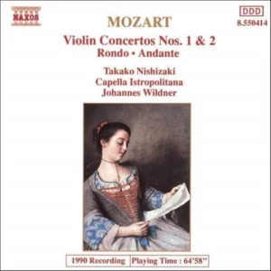 Violin Concerti 1 & 2 W.a. Mozart 1990 CD Top-quality Free UK shipping