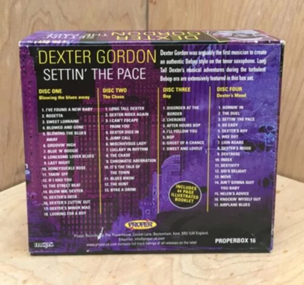 Settin' the Pace Dexter Gordon 2001 CD Top-quality Free UK shipping