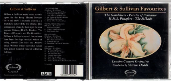 Gilbert & Sullivan Favourites Londo0n Concert Orchestra 1991 CD Top-quality