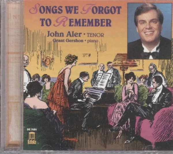 Songs We Forgot to Remember John Aler/Grant Gershon 1996 CD Top-quality