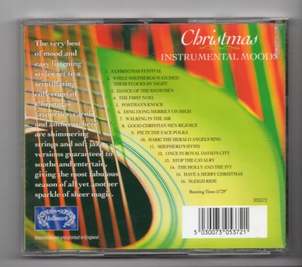 Christmas Instrumental Moods Various Artists 1996 CD Top-quality