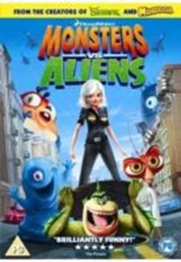 Monsters Vs Aliens Rob Letterman 2009 DVD Top-quality Free UK shipping