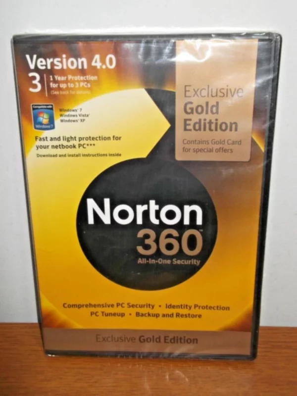 Norton 360 DVD Top-quality Free UK shipping