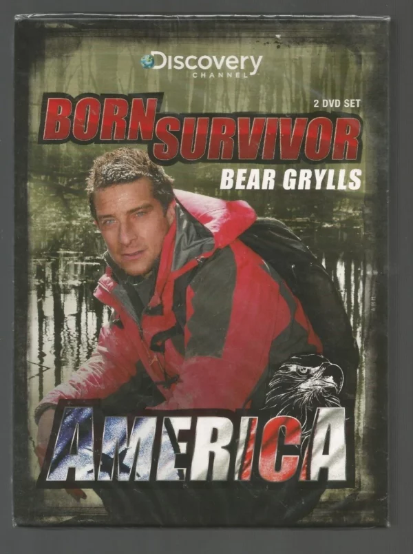 BORN SURVIVOR - BEAR GRYLLS - AMERICA Bear Grylls 2010 DVD Top-quality