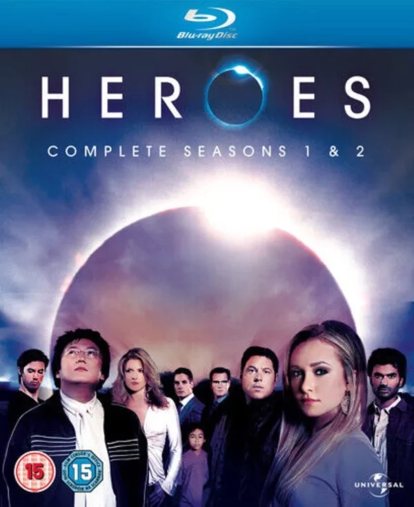 Heroes: Complete Seasons 1 & 2 Christopher Eccleston 2008 Blu-ray Top-quality