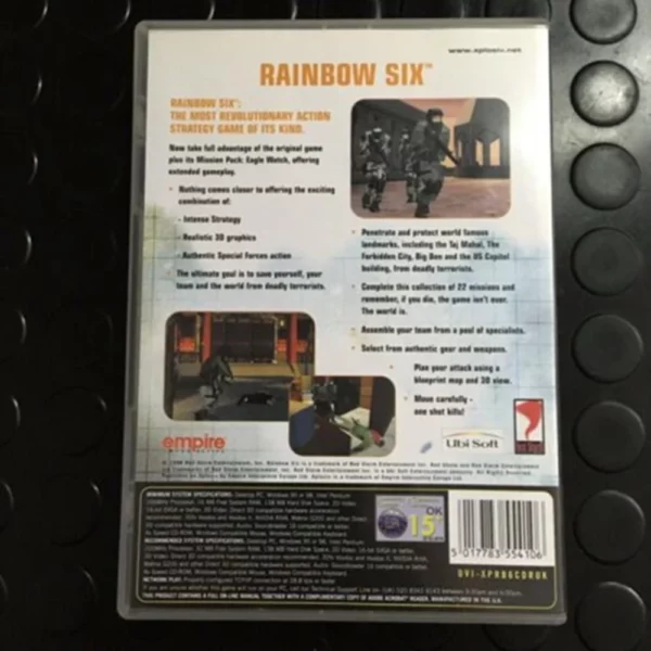 Tom Clancy's Rainbow Six Windows 95 1998 Top-quality Free UK shipping