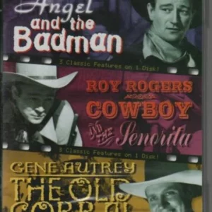 3 Classic Westerns Of The Silver Screen - Vol. 4 - Angel And The Badman / Cowboy