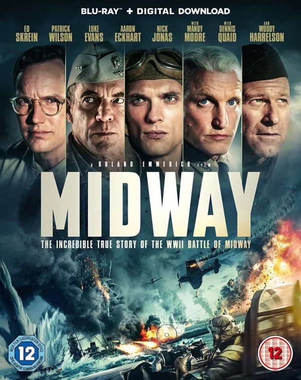 Midway Woody Harrelson 2020 Blu-ray Top-quality Free UK shipping