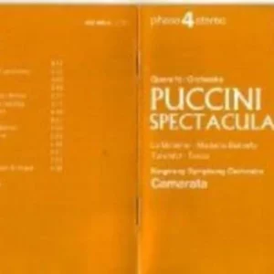 Puccini Spectacular Kingsway Symphony Orcherstra Puccini, Giacomo 1967 CD