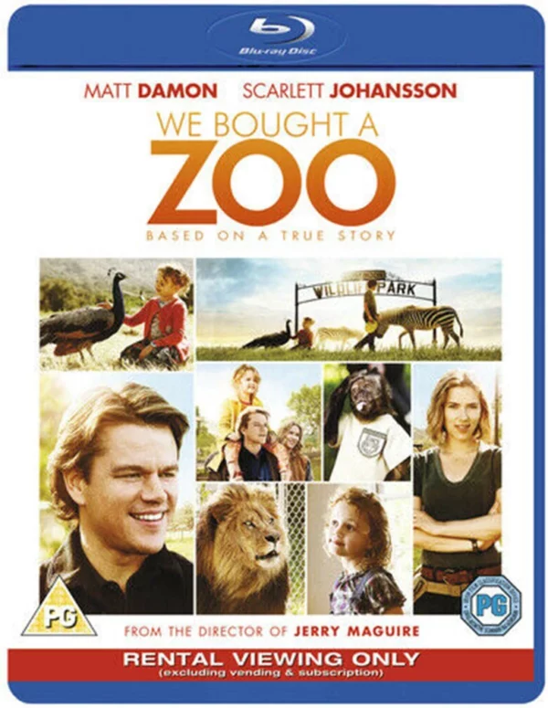 We Bought a Zoo Matt Damon 2012 Blu-ray Top-quality Free UK shipping