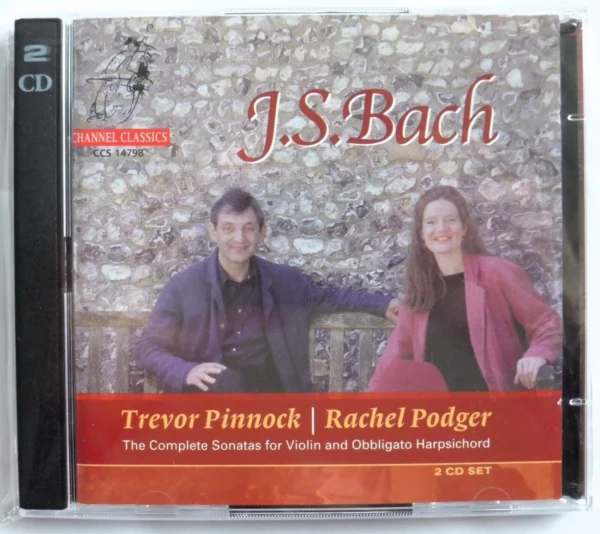 J S Bach : The Complete Sonatas for Violin Rachel Podger / Trevor Pinnock 200 CD