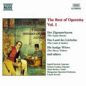 The Best of Operetta, Vol.1 Berkes / Hungarian Operetta 1997 CD Top-quality