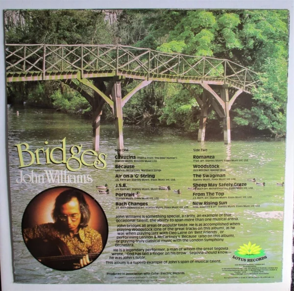 Bridges John Williams 1979 Records Top-quality Free UK shipping