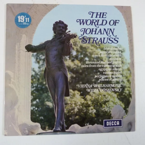 The World Of Johann Strauss Johann Strauss 1969 Records Top-quality