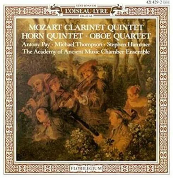 Mozart: Clarinet Quintet/ Horn Quintet/ Oboe Quartet CD Top-quality