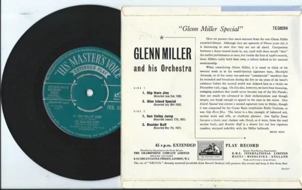 Glenn Miller Special Glenn Miller 1957 Records Top-quality Free UK shipping