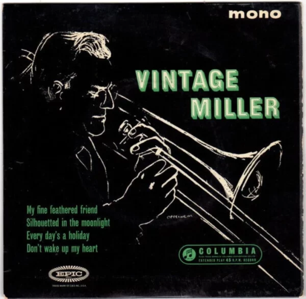 Vintage Miller Glenn Miller 1981 Records Top-quality Free UK shipping