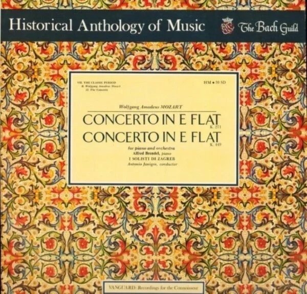 Concertos For Piano And Orchestra In E Flat Major K.271 And K.449 Various 1973