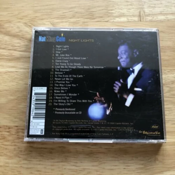 Night Lights Nat King Cole 2001 CD Top-quality Free UK shipping