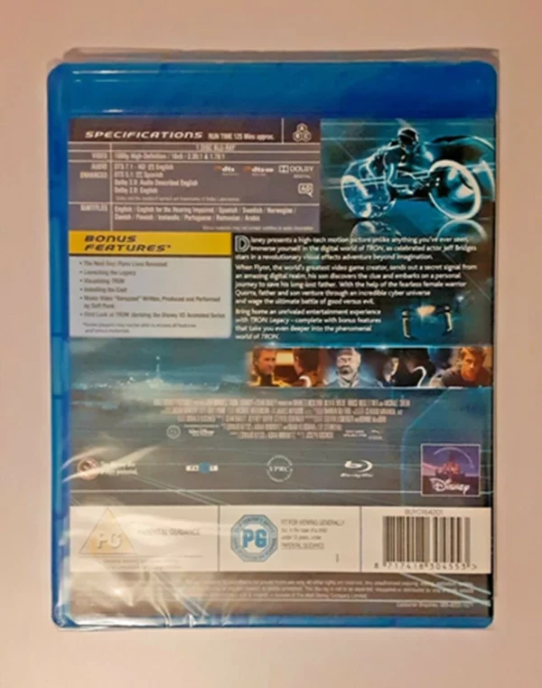 Tron Legacy Jeff Bridges 2011 Blu-ray Top-quality Free UK shipping