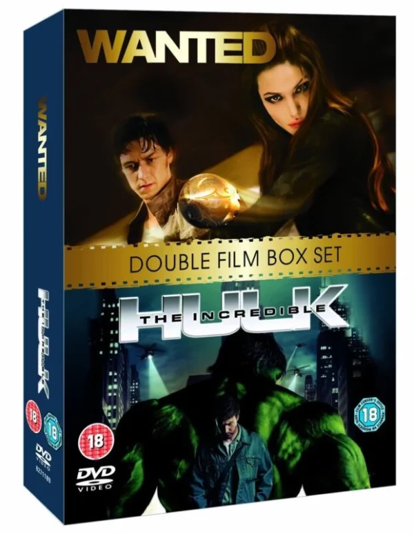 Wanted/The Incredible Hulk James McAvoy 2009 DVD Top-quality Free UK shipping