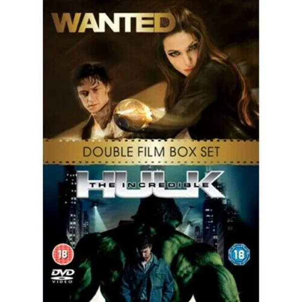 Wanted/The Incredible Hulk James McAvoy 2009 DVD Top-quality Free UK shipping